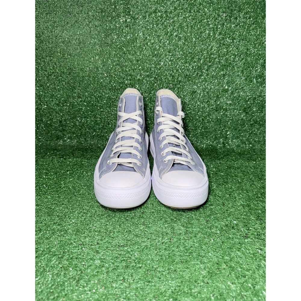 Converse Womens 10 CT All Star Move Platform Shoes Blue White High Top Sneakers - Picture 7 of 11